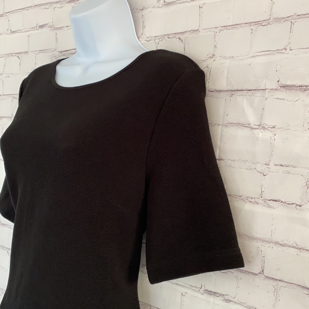 Mario Serrani black bodycon dress SZ medium - Picture 5 of 10